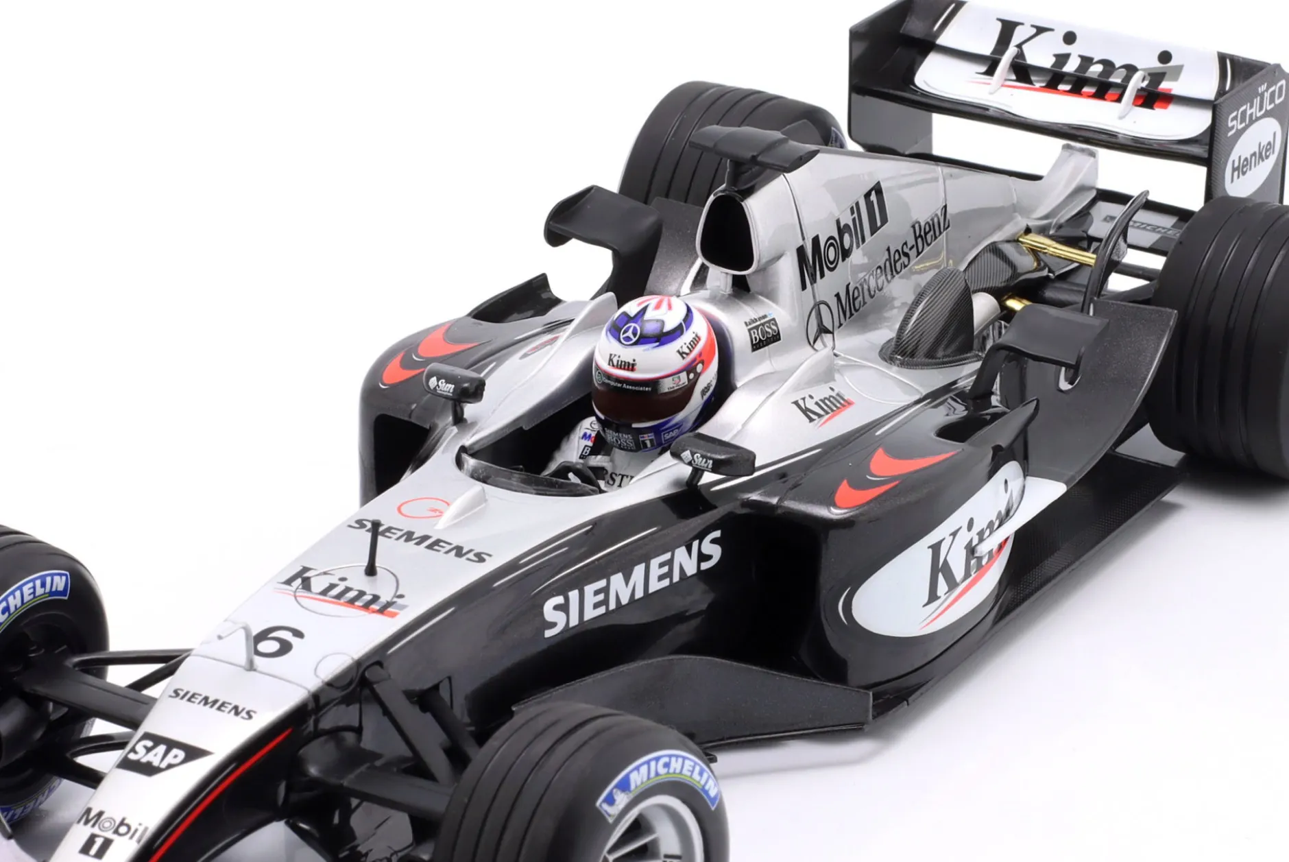 Kimi Räikkönen McLaren MP4/19B #6 Formel 1 2004 1:18 Minichamps
