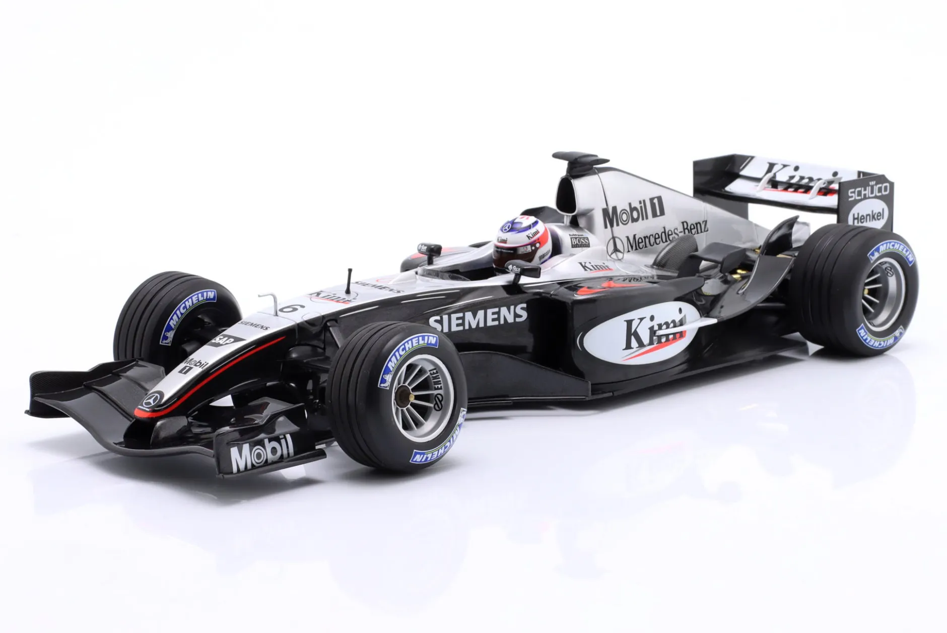 Kimi Räikkönen McLaren MP4/19B #6 Formel 1 2004 1:18 Minichamps