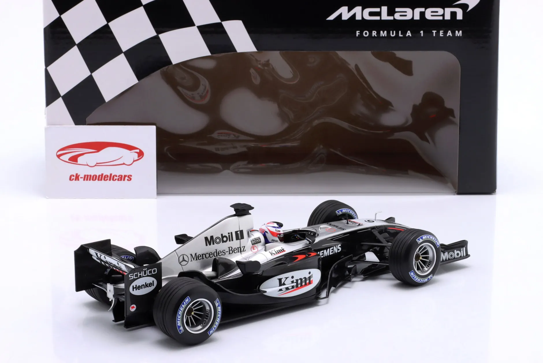 Kimi Räikkönen McLaren MP4/19B #6 Formel 1 2004 1:18 Minichamps