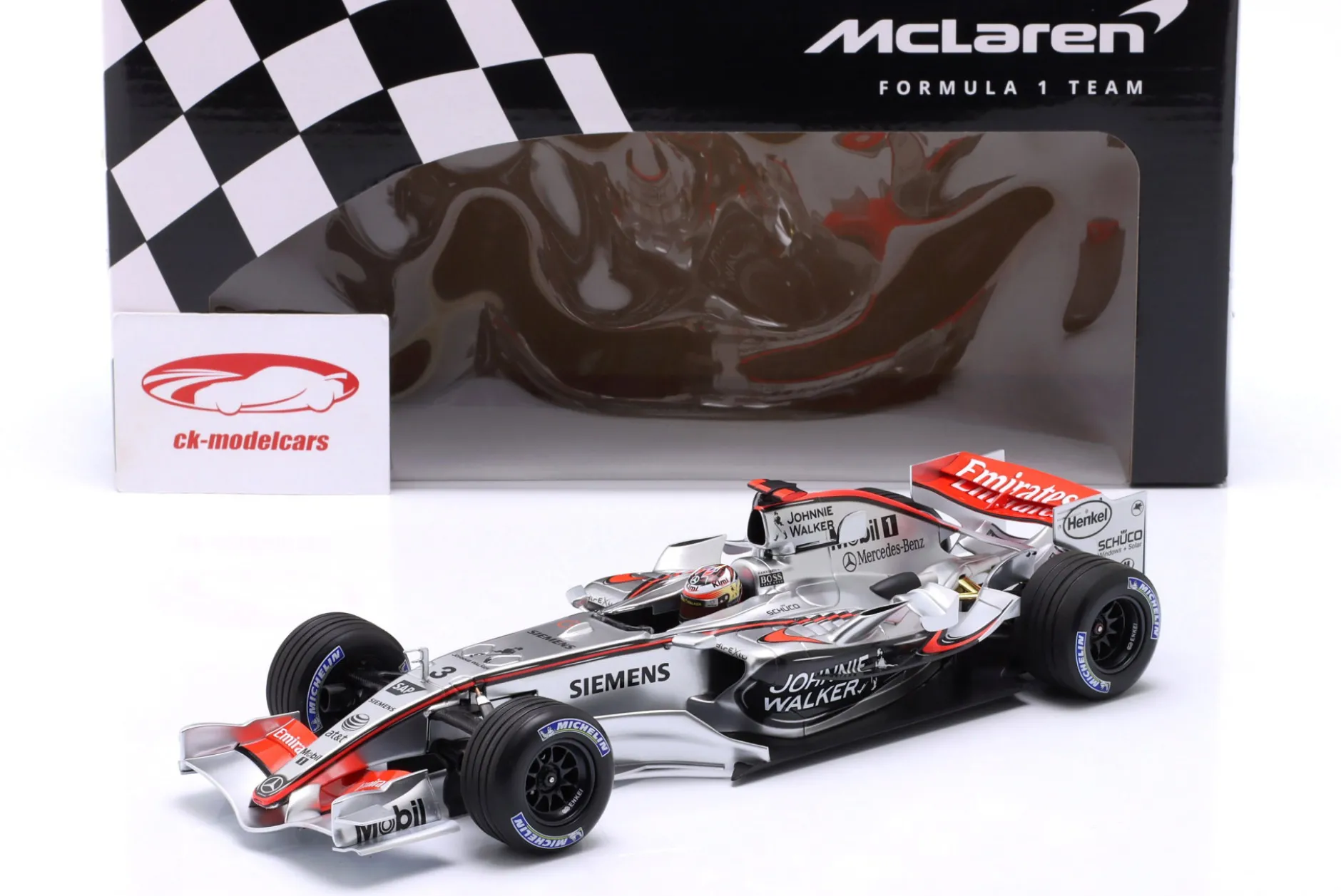 Kimi Räikkönen McLaren MP4/21 #3 Formel 1 2006 1:18 Minichamps