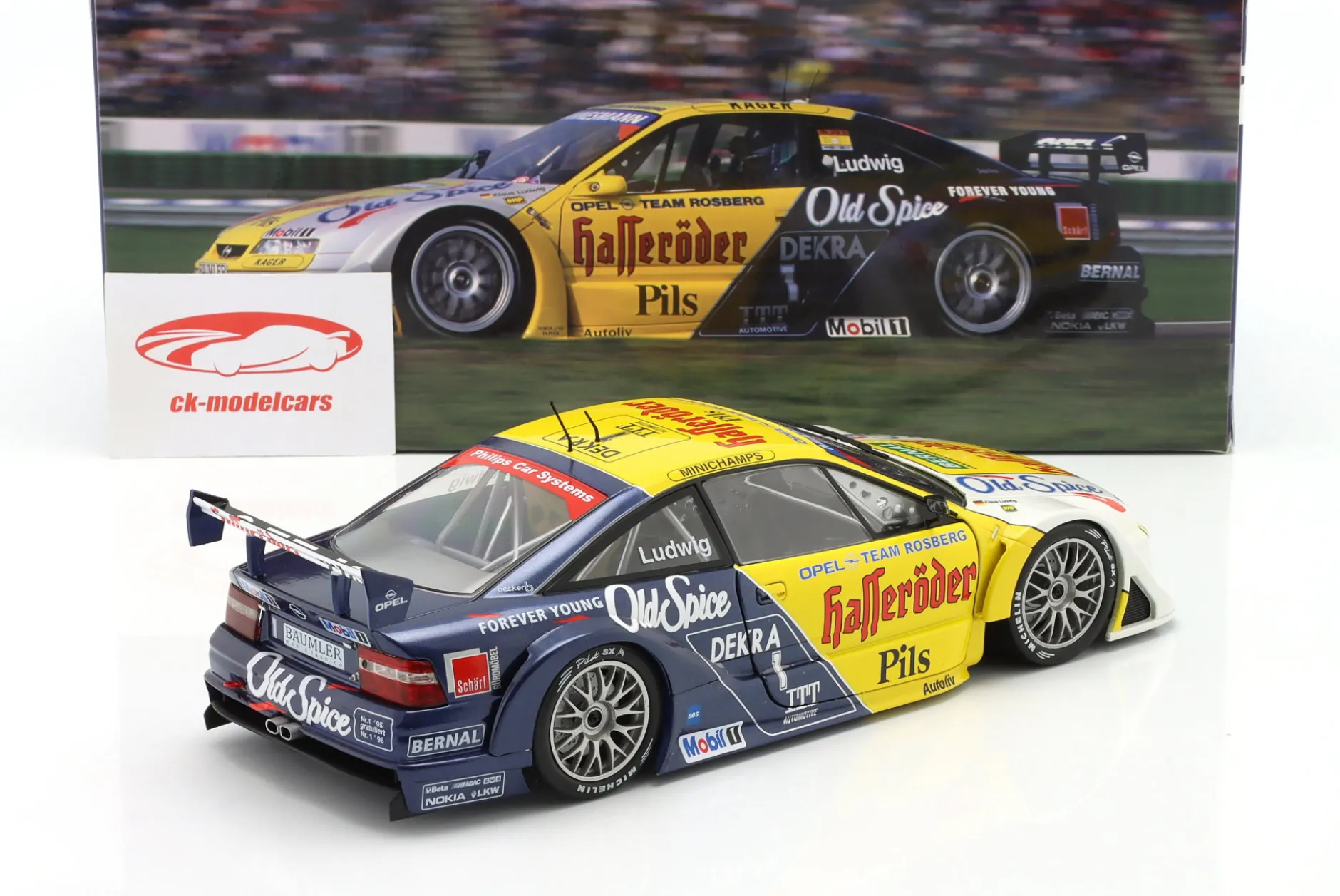 Klaus Ludwig #1 Opel Calibra V6 4x4 Team Rosberg DTM / ITC 1995 1:18 WERK83