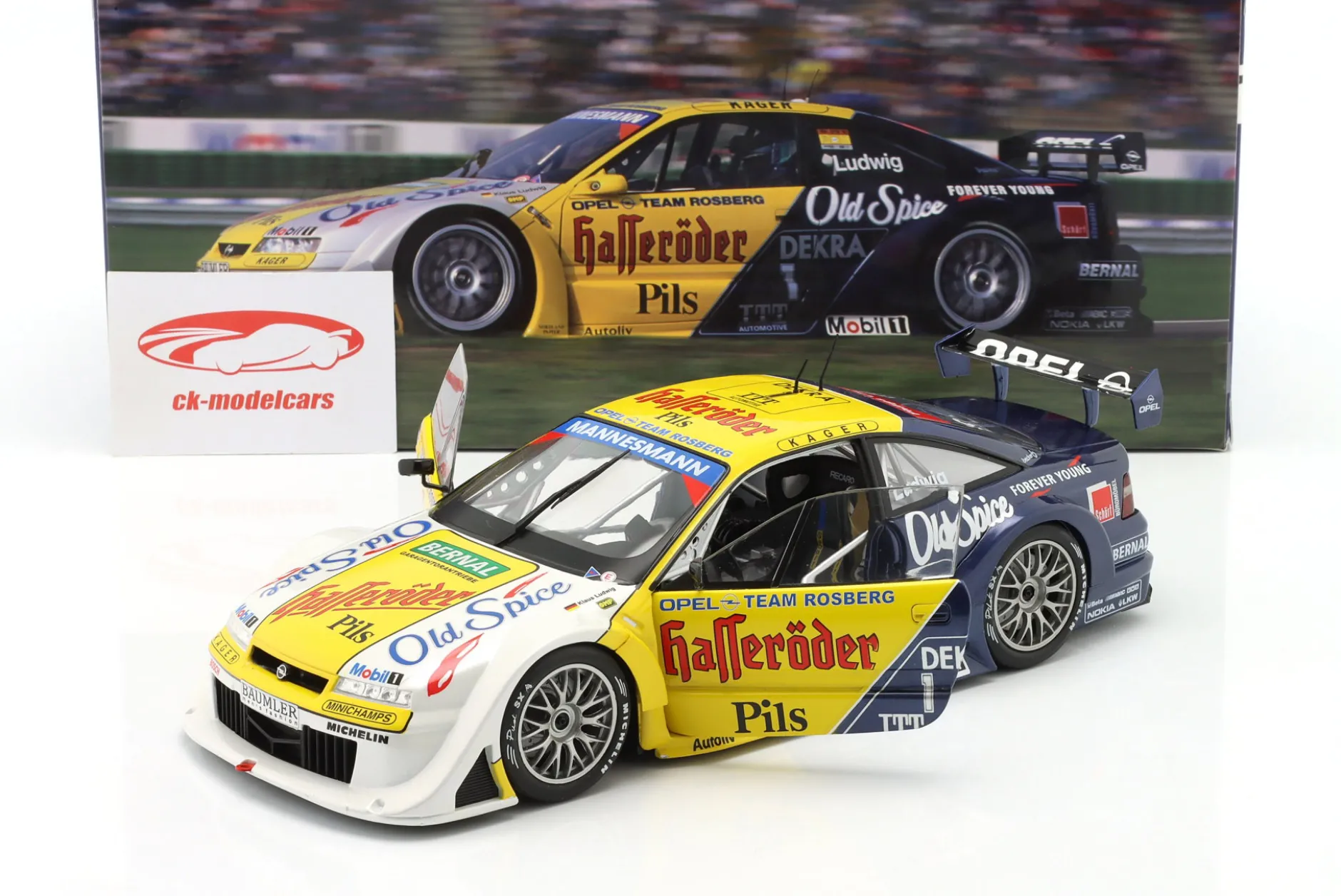 Klaus Ludwig #1 Opel Calibra V6 4x4 Team Rosberg DTM / ITC 1995 1:18 WERK83
