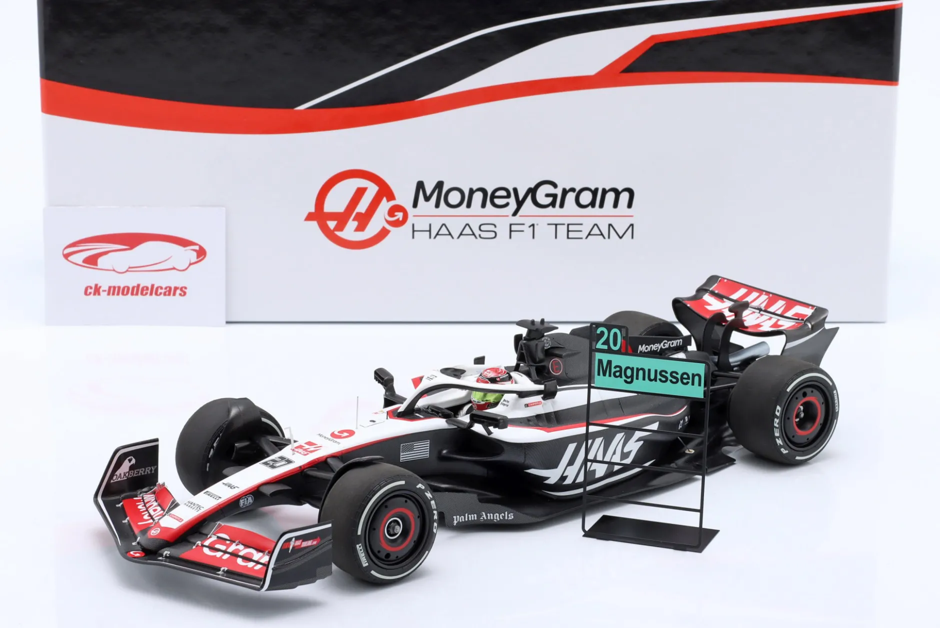 K. Magnussen Haas VF-23 #20 1st Points Saudi-Arabien GP Formel 1 2023 1:18 Minichamps