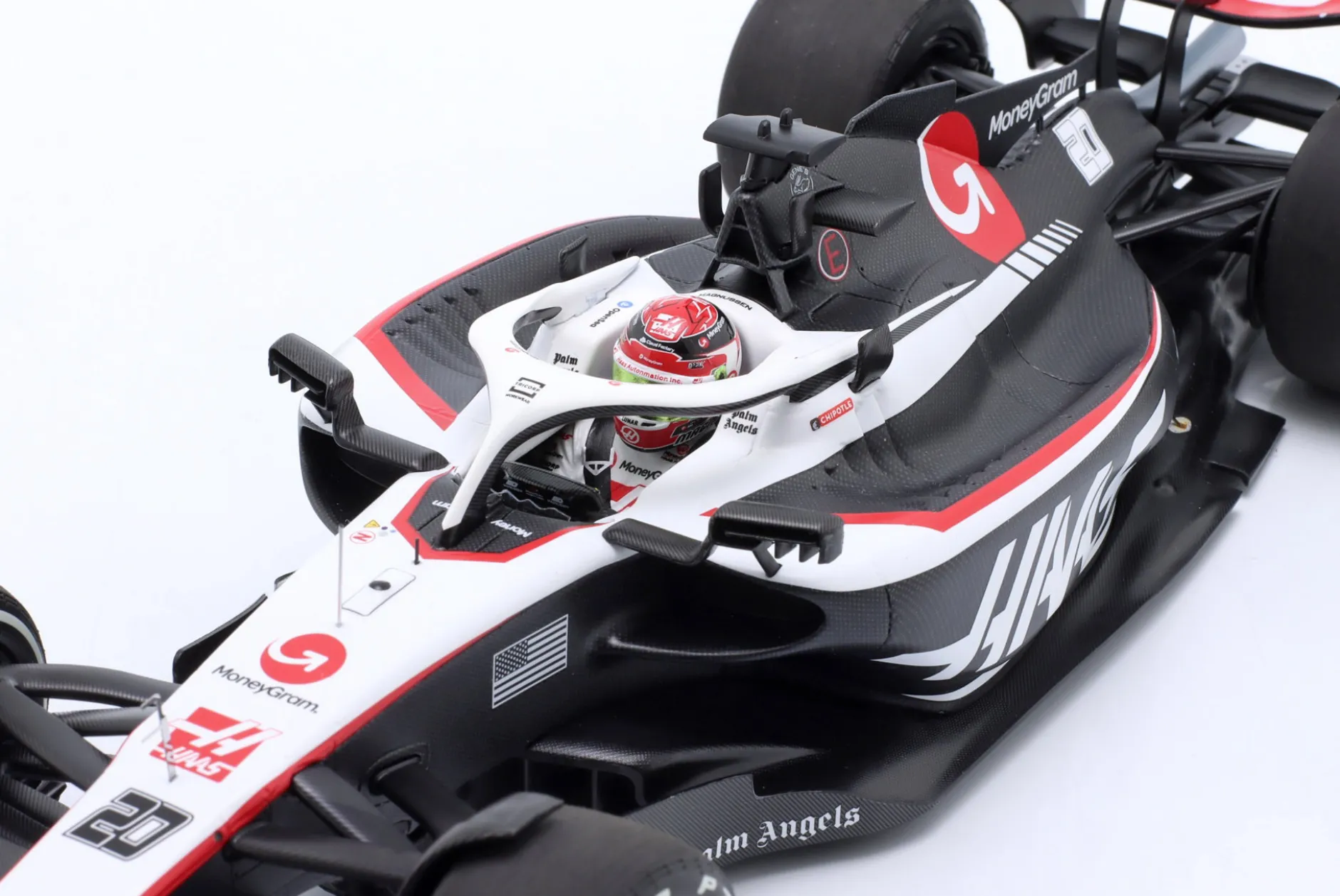 K. Magnussen Haas VF-23 #20 1st Points Saudi-Arabien GP Formel 1 2023 1:18 Minichamps