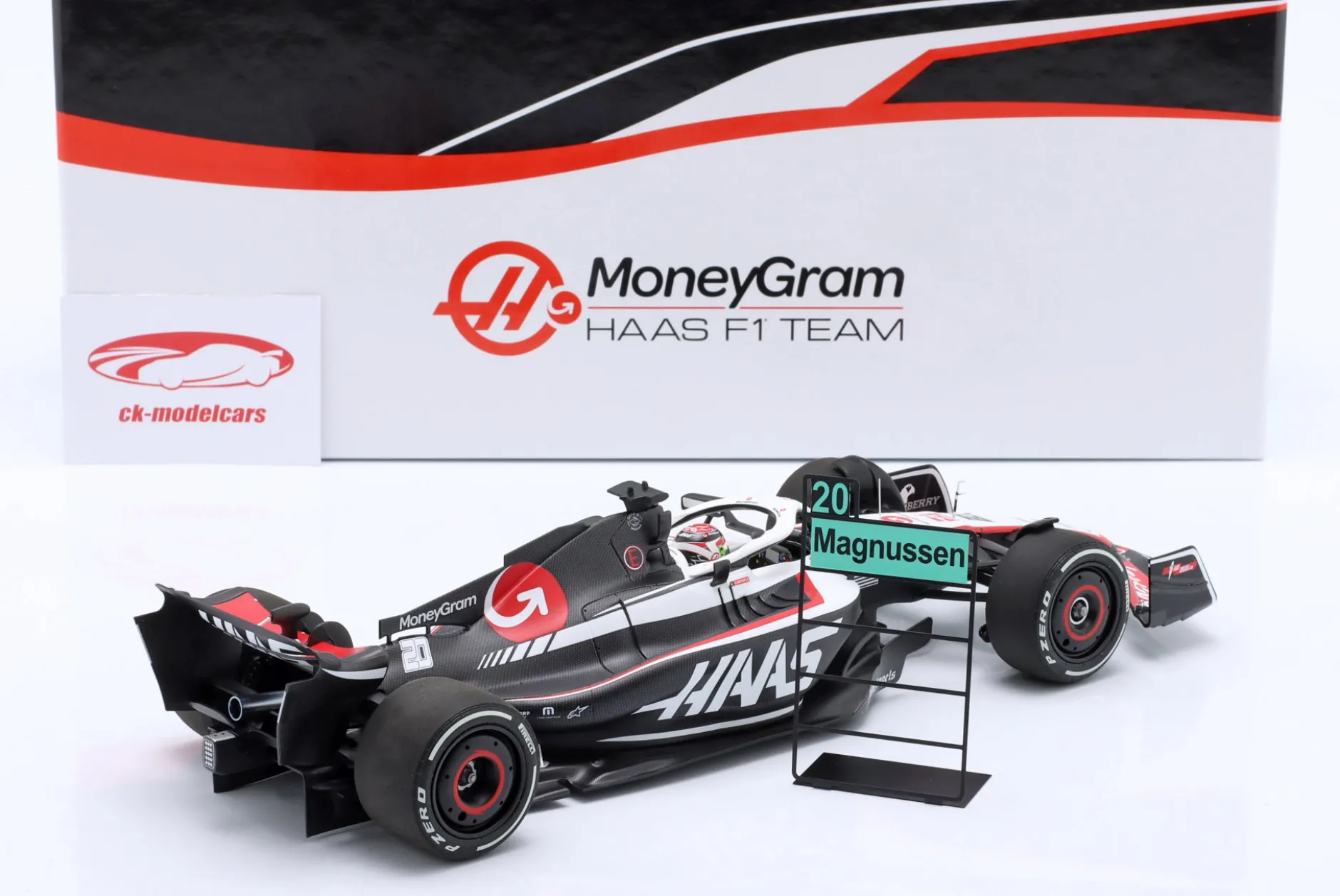 K. Magnussen Haas VF-23 #20 1st Points Saudi-Arabien GP Formel 1 2023 1:18 Minichamps