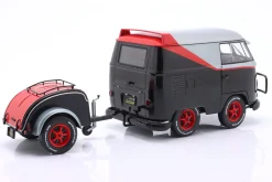 Kool Kombi B-Team Baujahr 2024 schwarz / rot 1:18 Solido