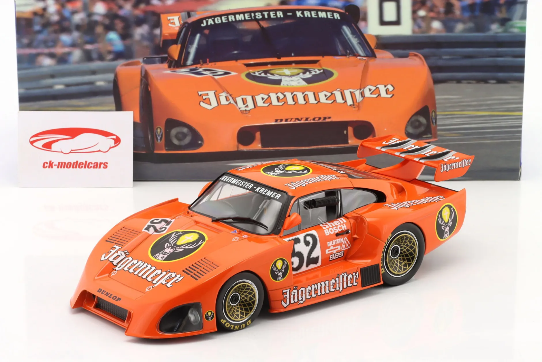 Kremer Porsche 935 K4 #52 Jägermeister Sieger 200 Meilen Nürnberg DRM 1981 Bob Wollek 1:18 WERK83
