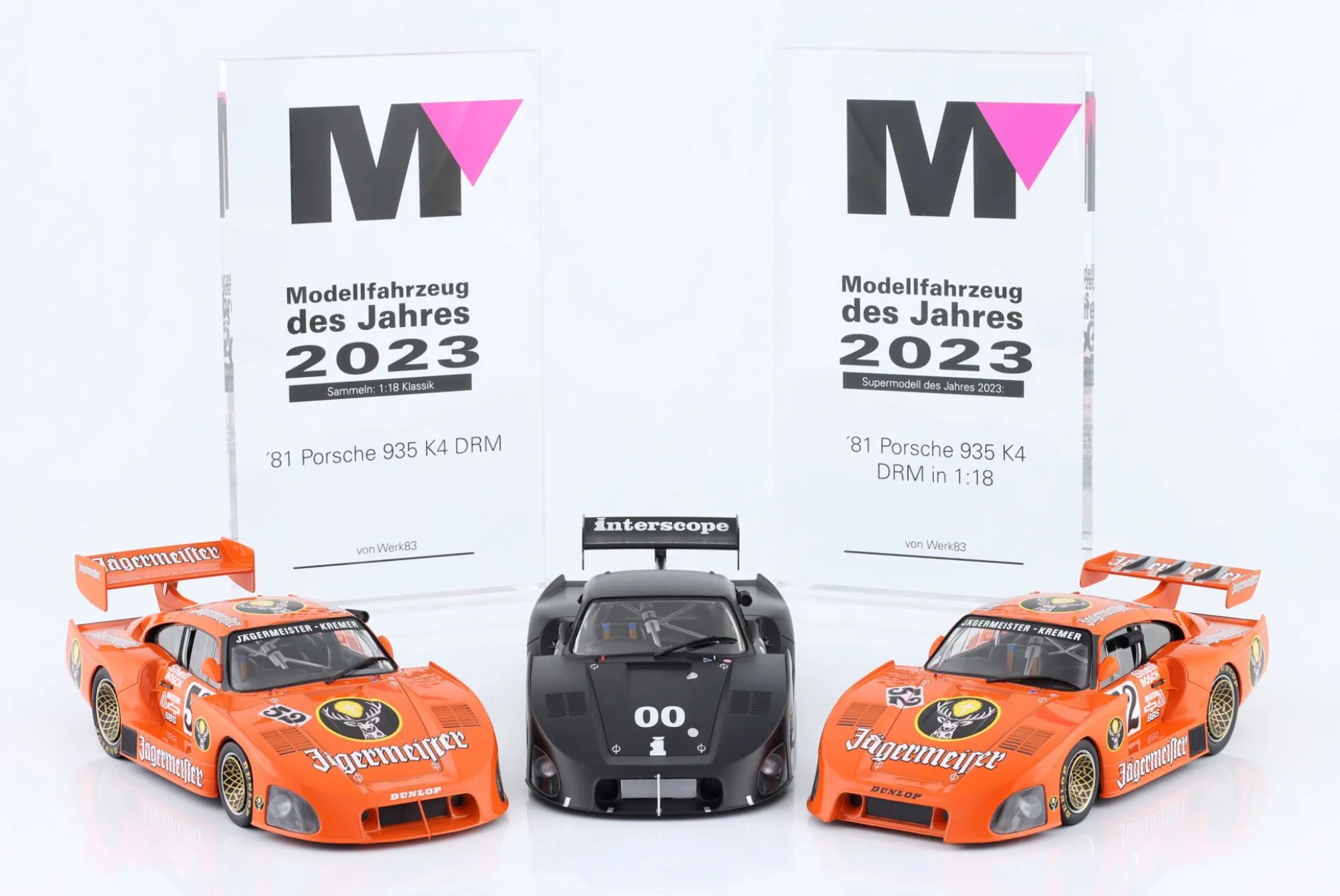 Kremer Porsche 935 K4 #52 Jägermeister Sieger 200 Meilen Nürnberg DRM 1981 Bob Wollek 1:18 WERK83
