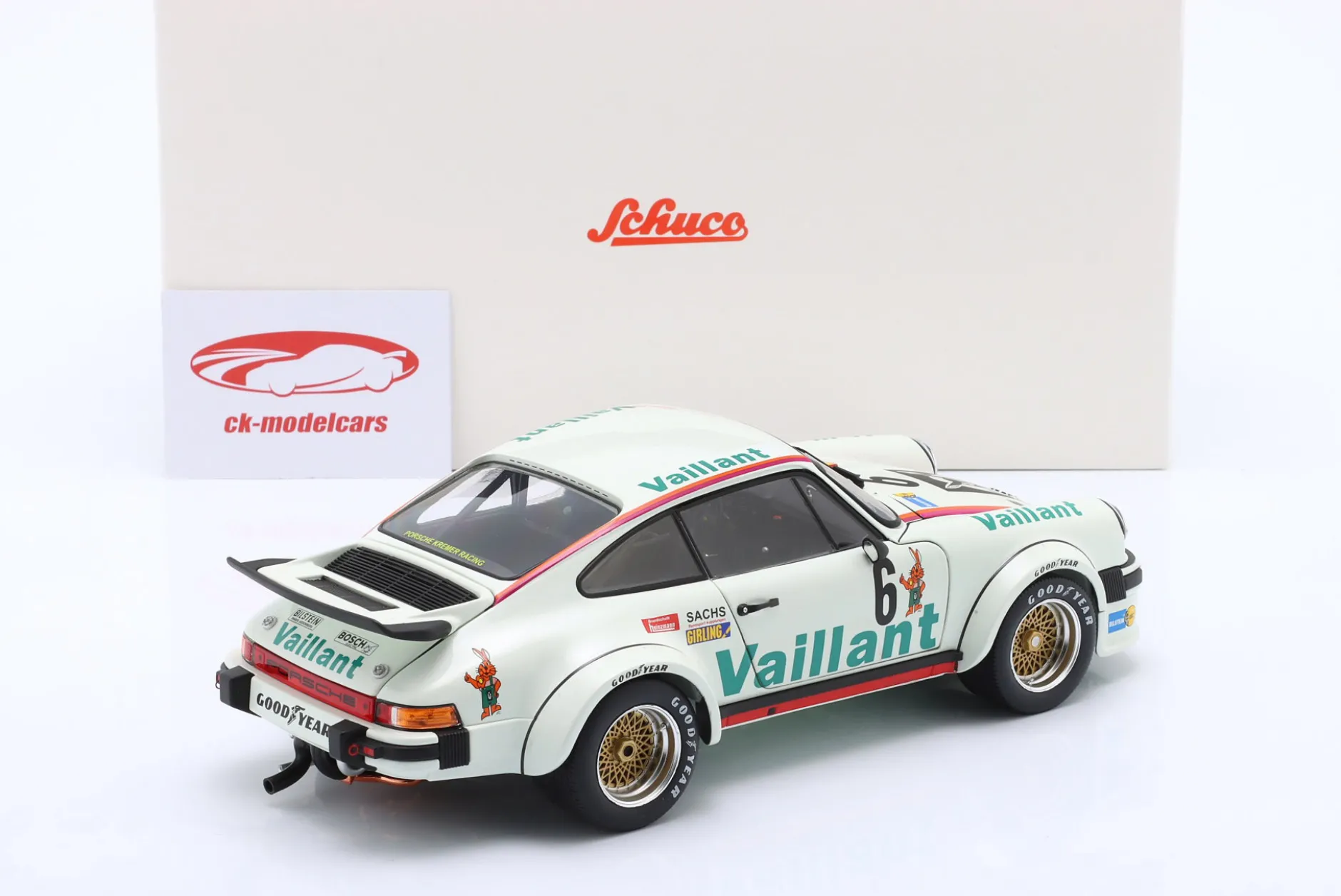 Kremer Porsche 934 RSR #6 European GT Championship Norisring 1976 Wollek 1:18 Schuco