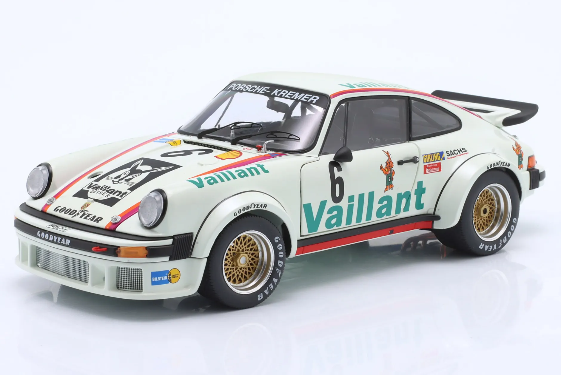 Kremer Porsche 934 RSR #6 European GT Championship Norisring 1976 Wollek 1:18 Schuco