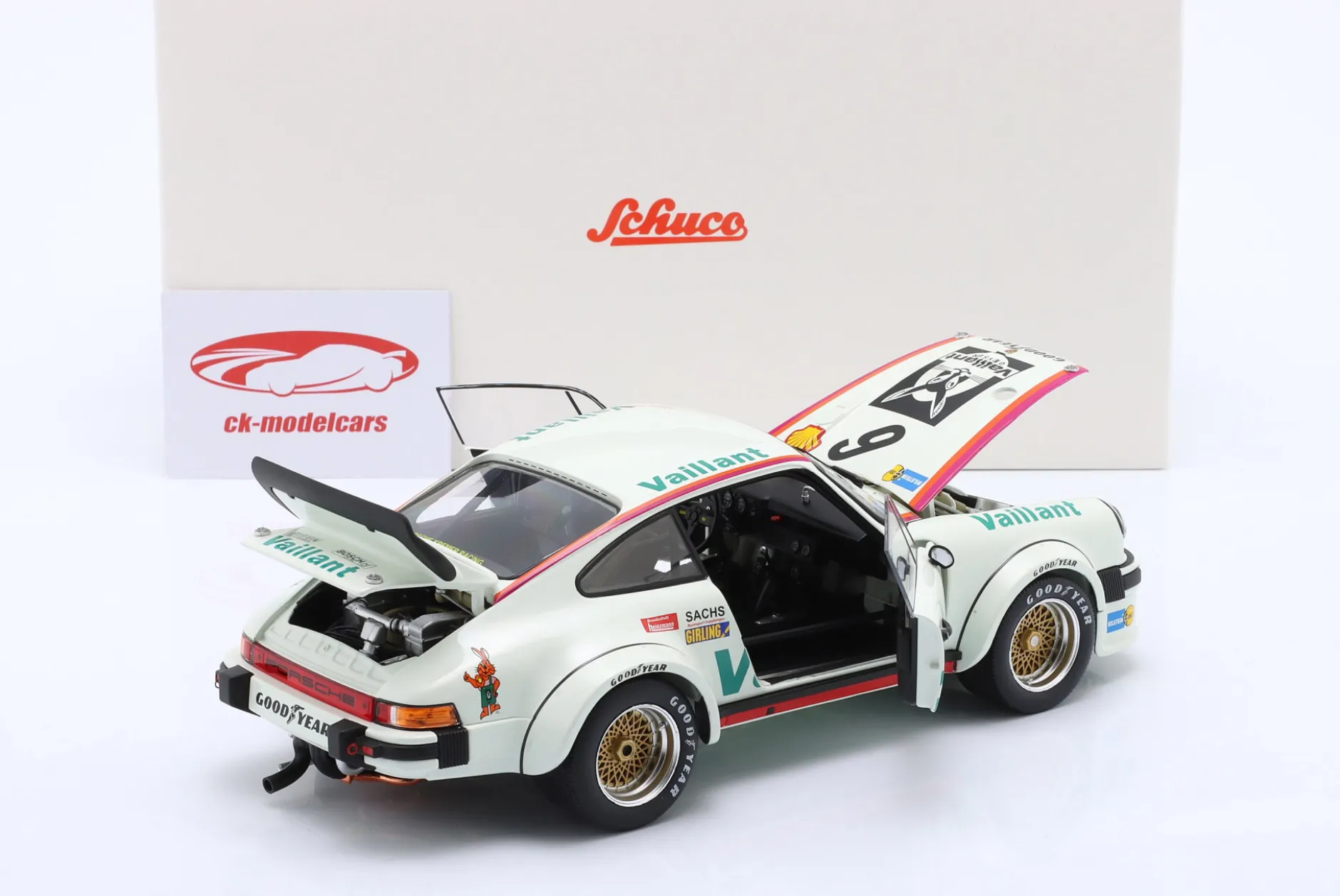 Kremer Porsche 934 RSR #6 European GT Championship Norisring 1976 Wollek 1:18 Schuco