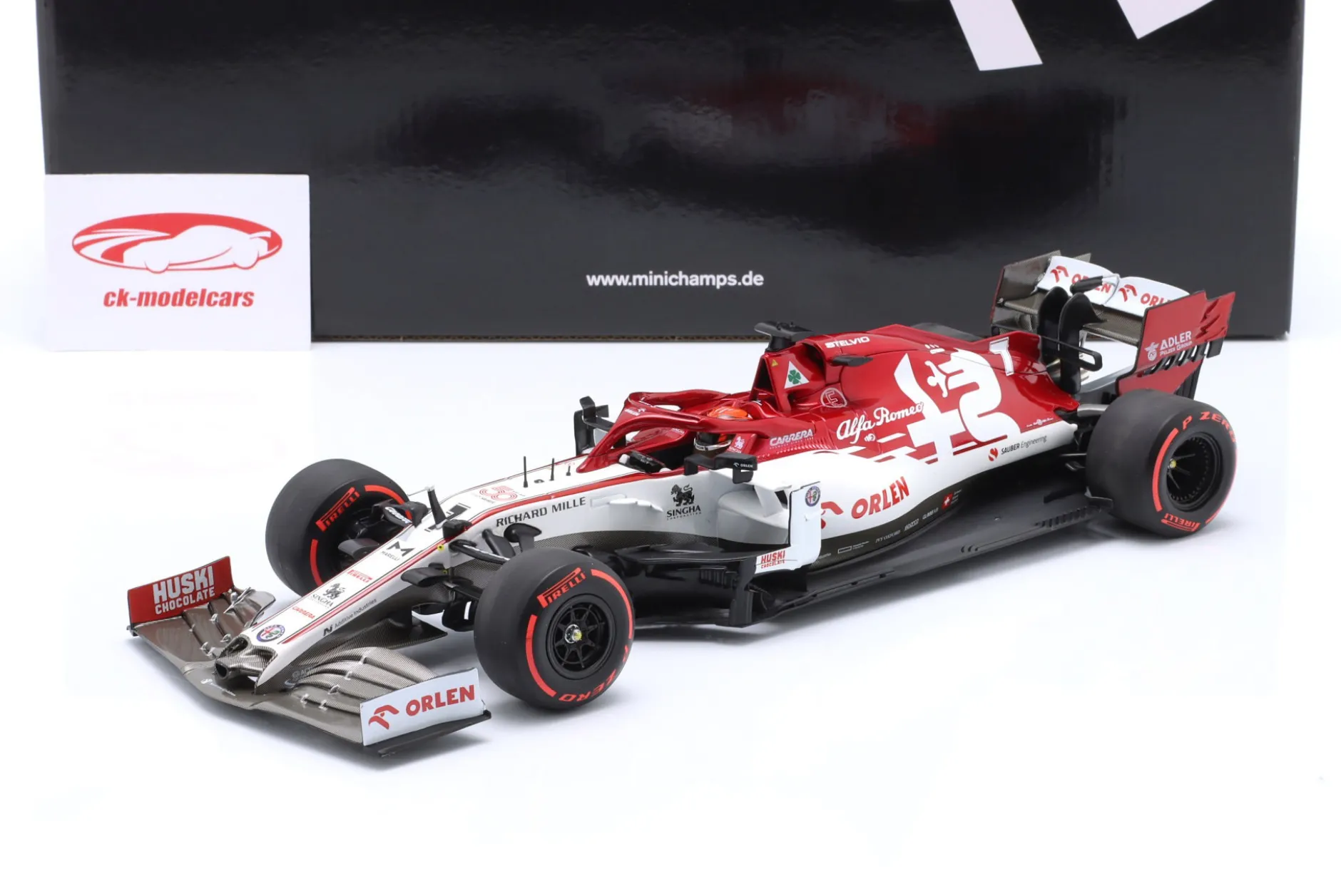 K. Räikkönen Alfa Romeo Racing C39 #7 Steiermark GP Formel 1 2020 1:18 Minichamps