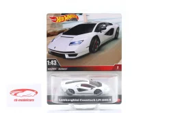 Lamborghini Countach LPI 800-4 Baujahr 2022 weiß 1:43 HotWheels