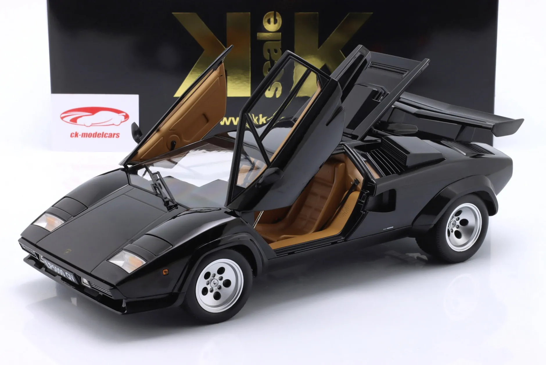 Lamborghini Countach LP 5000 S QV Baujahr 1985 schwarz 1:12 KK-Scale
