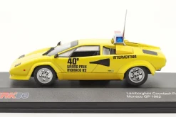 Lamborghini Countach Safety Car Monaco GP Formel 1 1982 gelb 1:43 Werk83