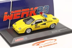 Lamborghini Countach Safety Car Monaco GP Formel 1 1982 gelb 1:43 Werk83