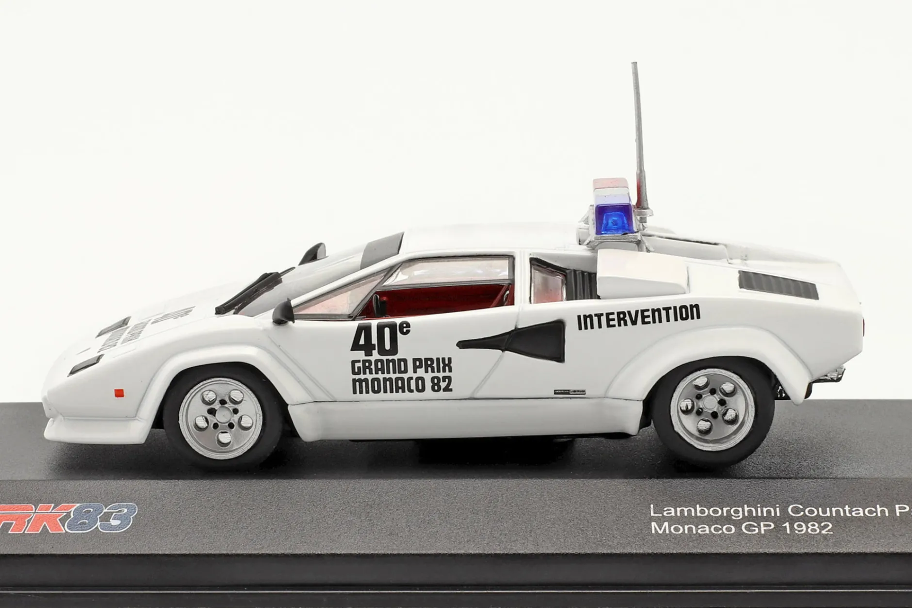 Lamborghini Countach Safety Car Monaco GP Formel 1 1982 1:43 Werk83