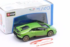 Lamborghini Huracan Performante Baujahr 2017 grün metallic 1:43 Bburago