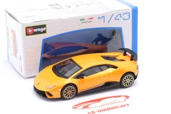 Lamborghini Huracan Performante Baujahr 2017 orange metallic 1:43 Bburago