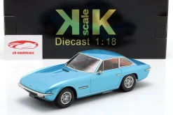 Lamborghini Islero S Baujahr 1969 hellblau metallic 1:18 KK-Scale