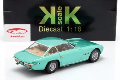 Lamborghini Islero S Baujahr 1969 hellgrün metallic 1:18 KK-Scale