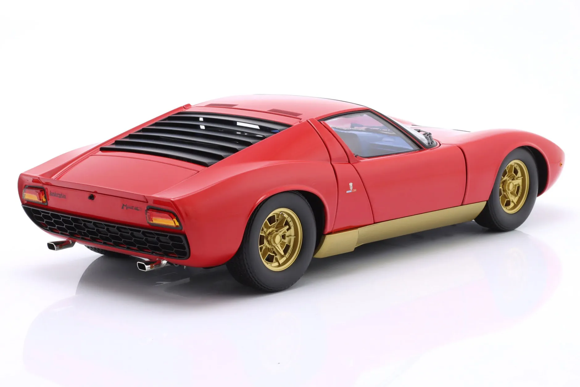 Lamborghini Miura P400 Baujahr 1968 rot / gold 1:12 Kyosho