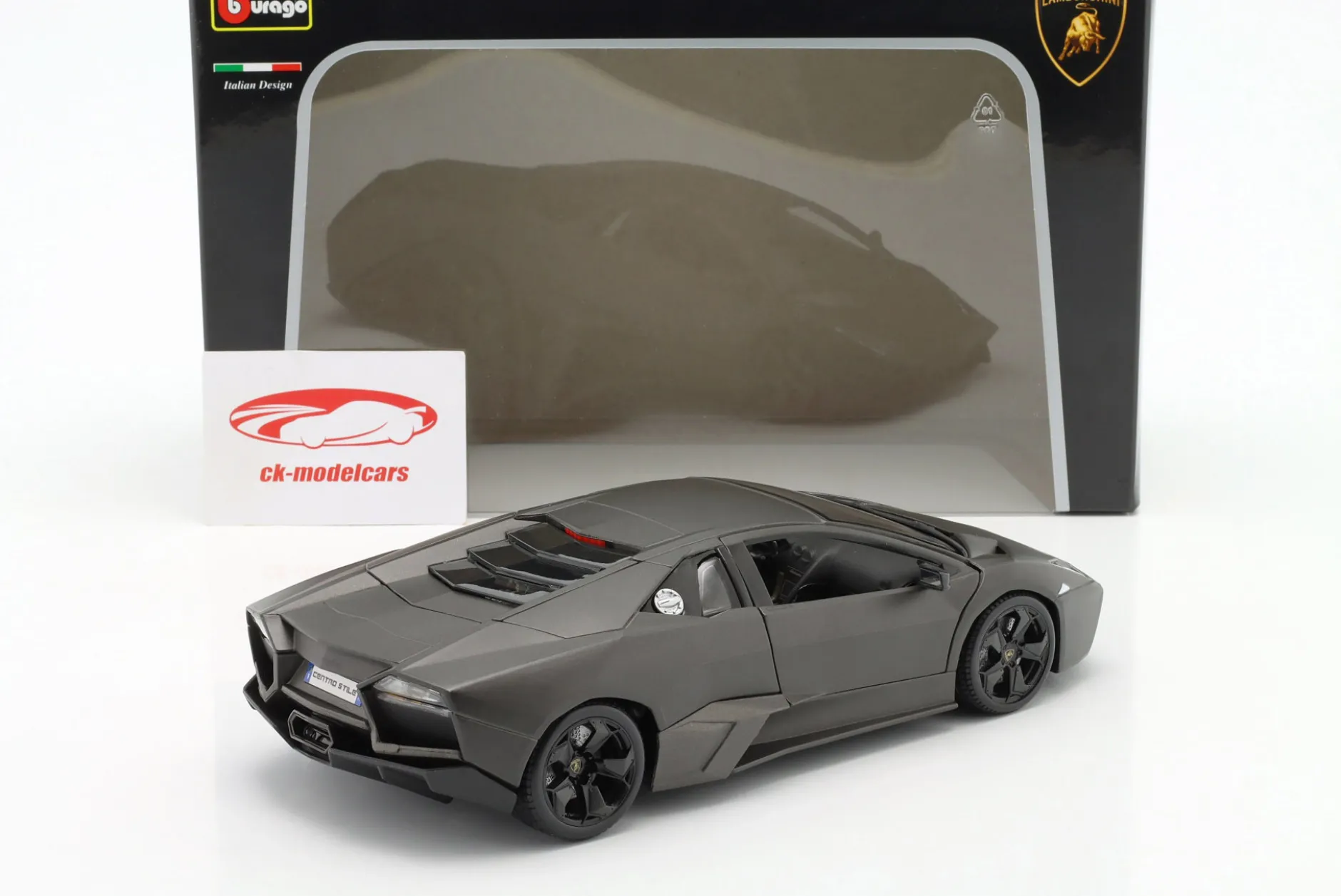 Lamborghini Reventon Baujahr 2008 grau 1:18 Bburago