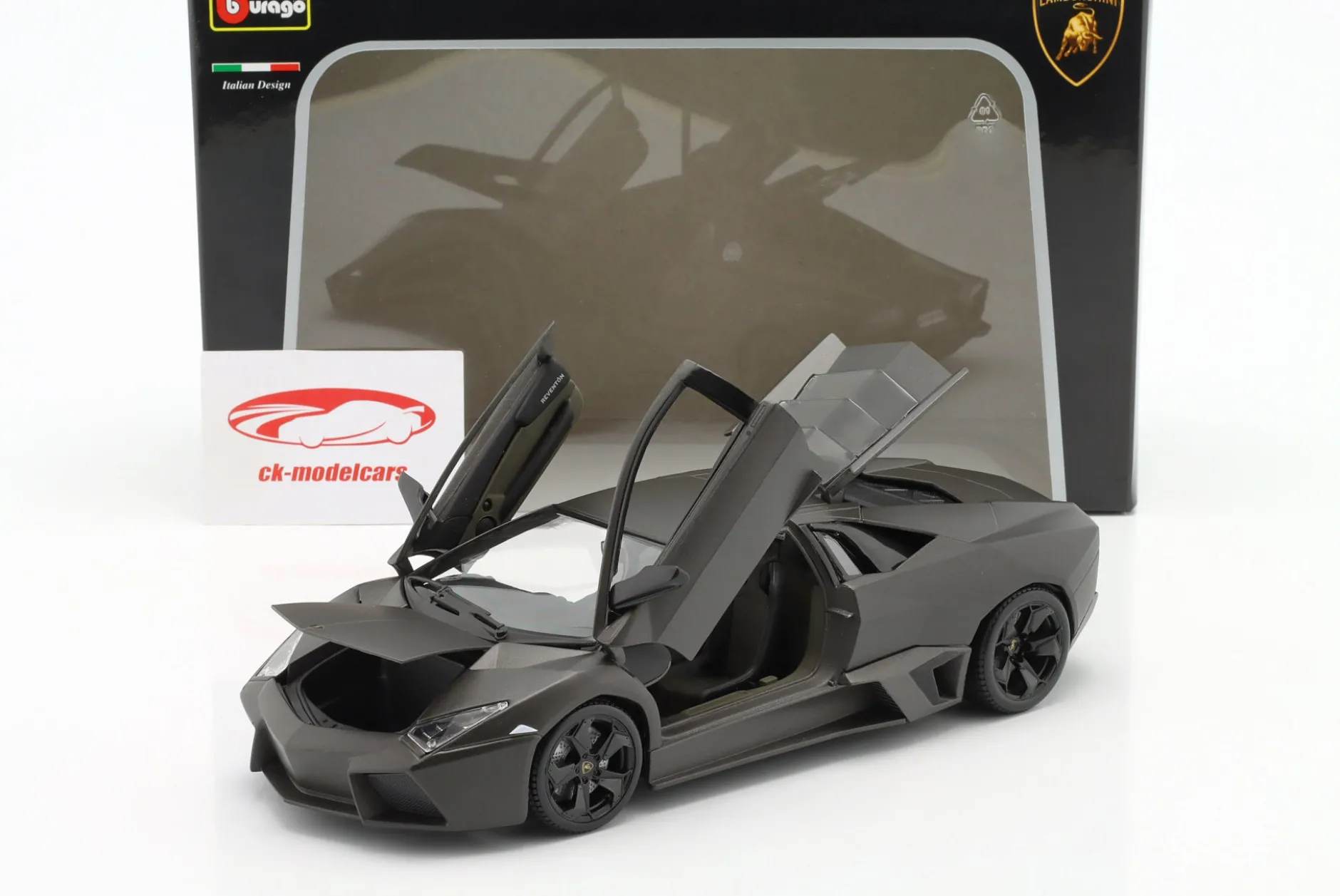 Lamborghini Reventon Baujahr 2008 grau 1:18 Bburago