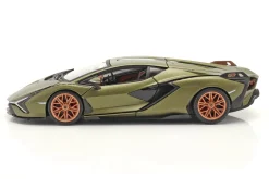 Lamborghini Sian FKP 37 Baujahr 2019 matt olivgrün 1:24 Bburago