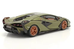 Lamborghini Sian FKP 37 Baujahr 2019 matt olivgrün 1:24 Bburago