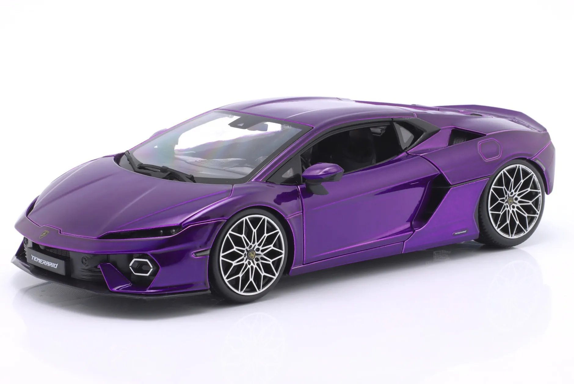 Lamborghini Temerario Baujahr 2024 lila 1:18 Bburago