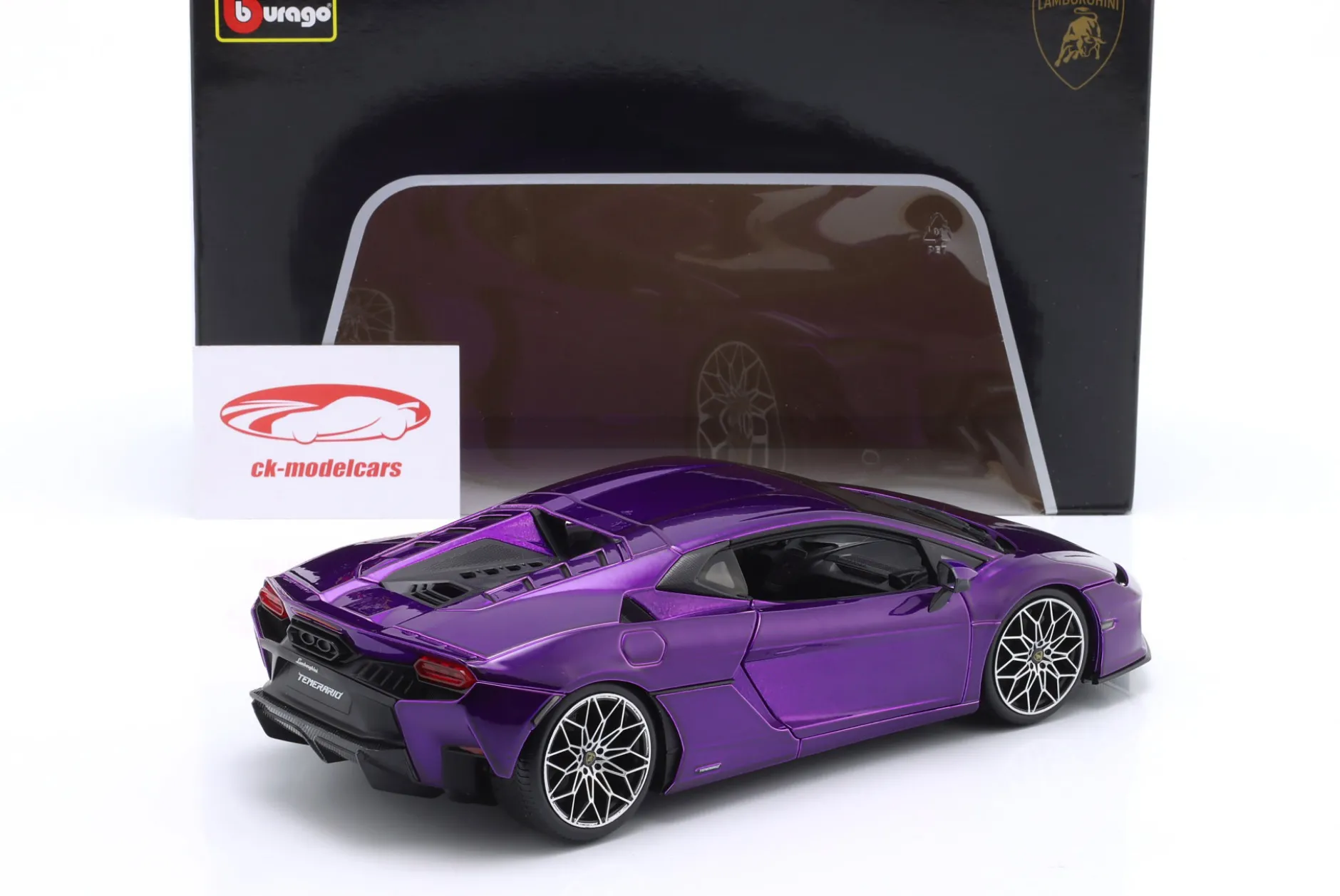 Lamborghini Temerario Baujahr 2024 lila 1:18 Bburago