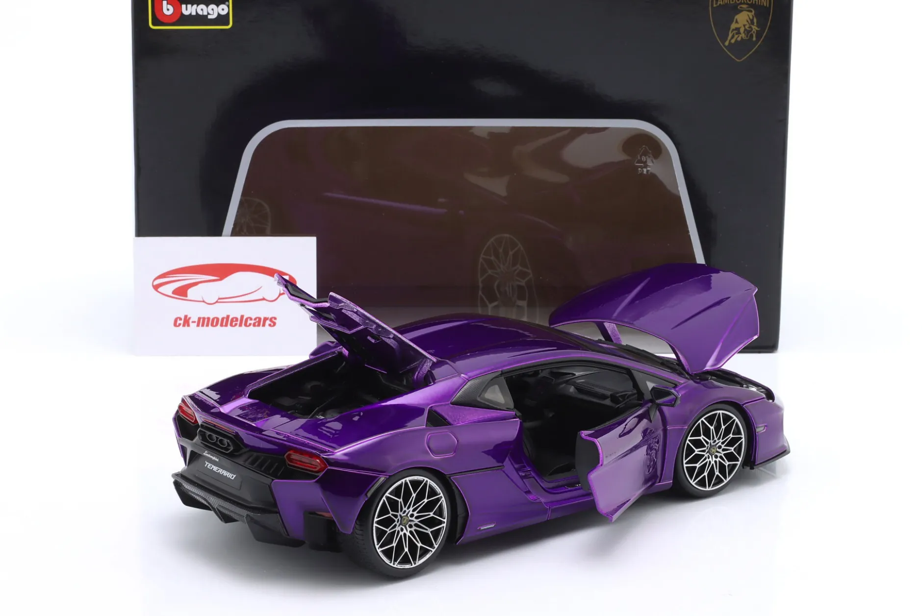 Lamborghini Temerario Baujahr 2024 lila 1:18 Bburago