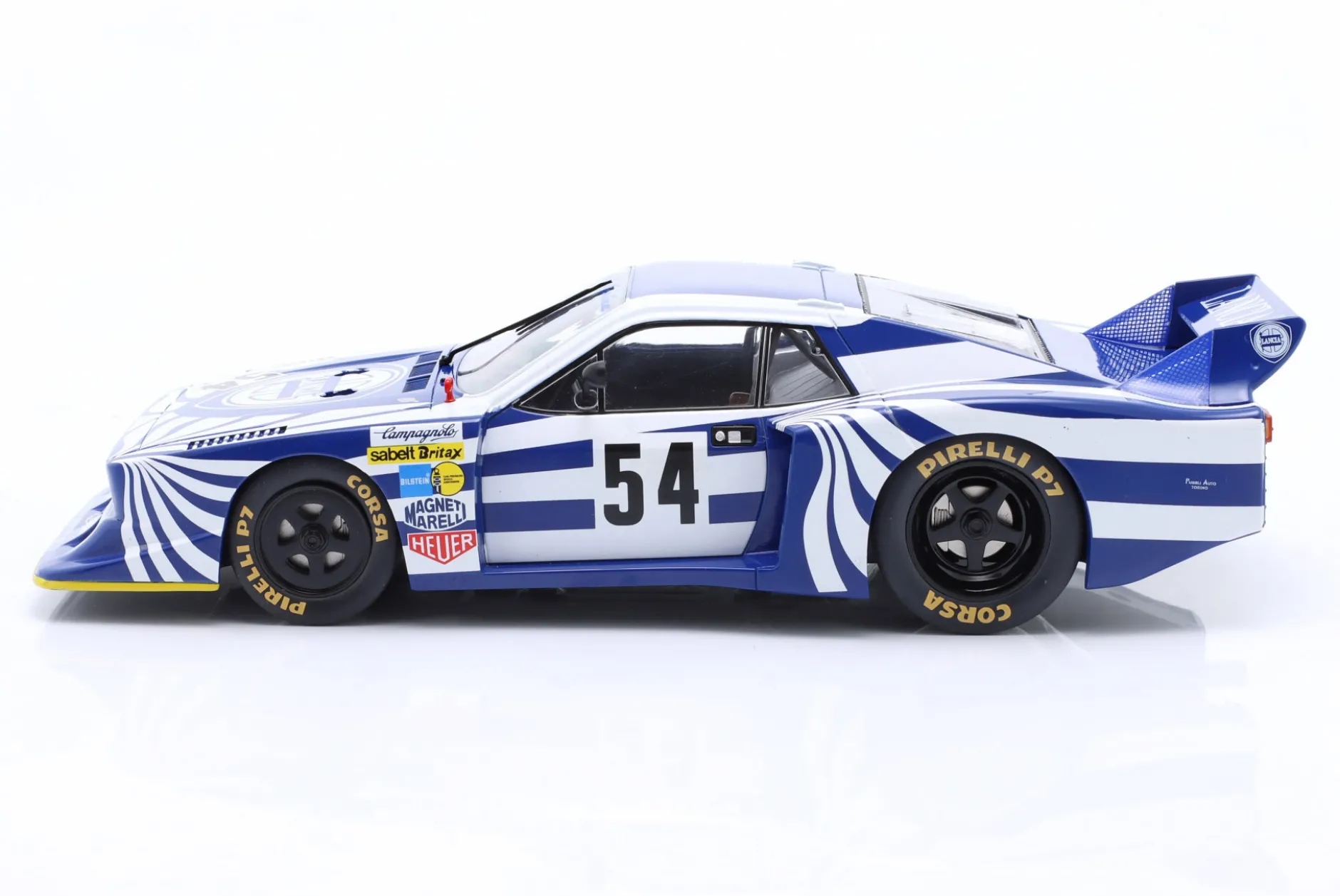 Lancia Beta Montecarlo Turbo #54 4th 6h Silverstone 1980 Röhrl, Alboreto 1:18 MCG