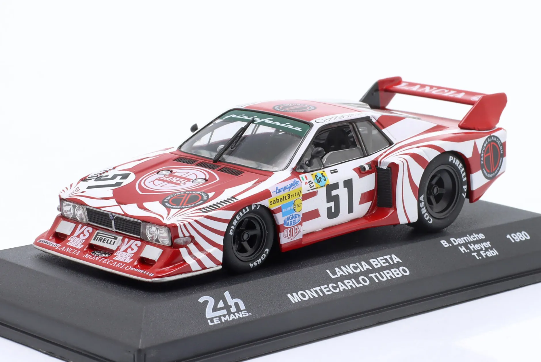 Lancia Beta Monte Carlo Turbo #51 24h LeMans 1980 1:43 Altaya