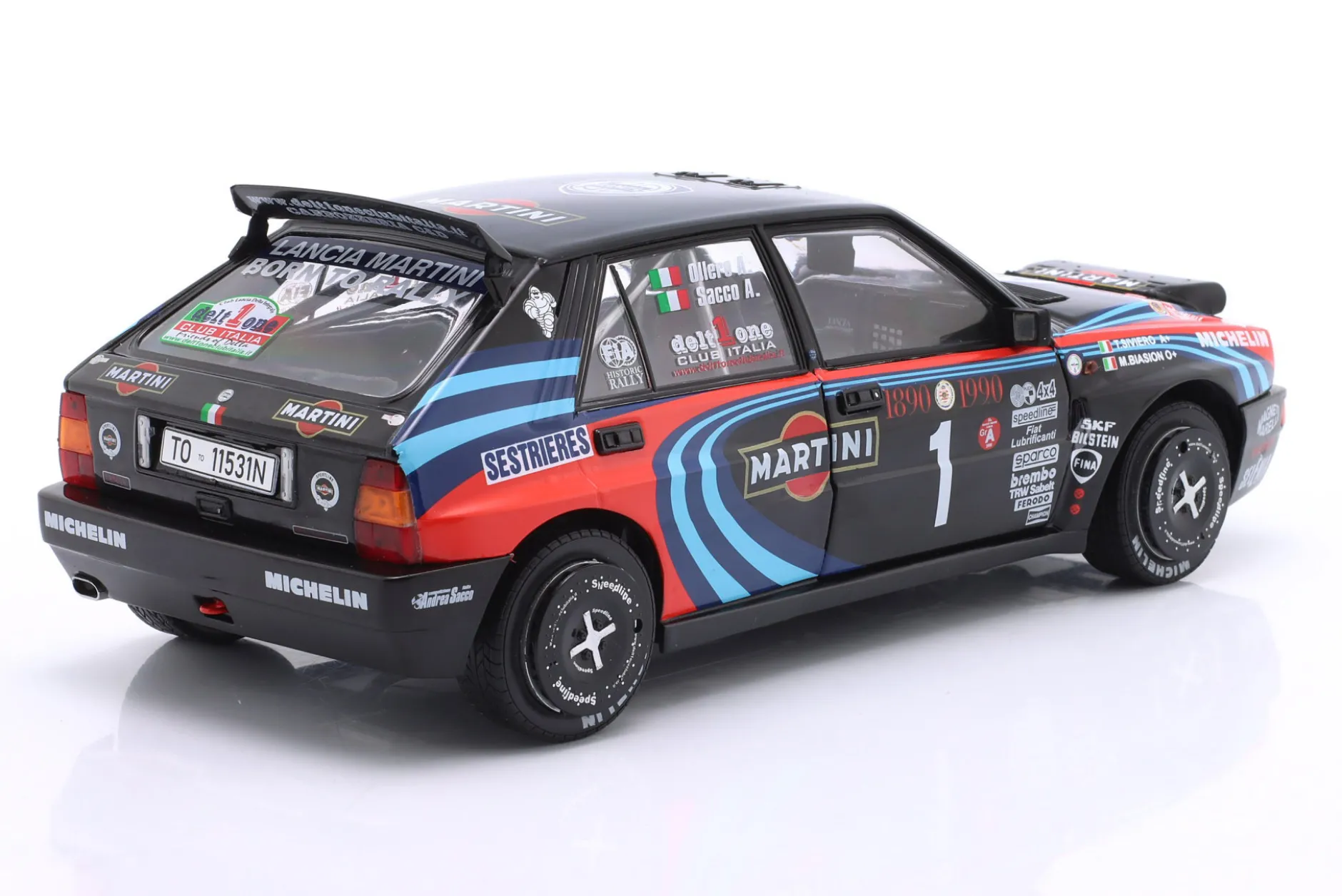 Lancia Delta HF Integrale #1 Tribute to Rallye Monte Carlo 1990 1:18 Solido