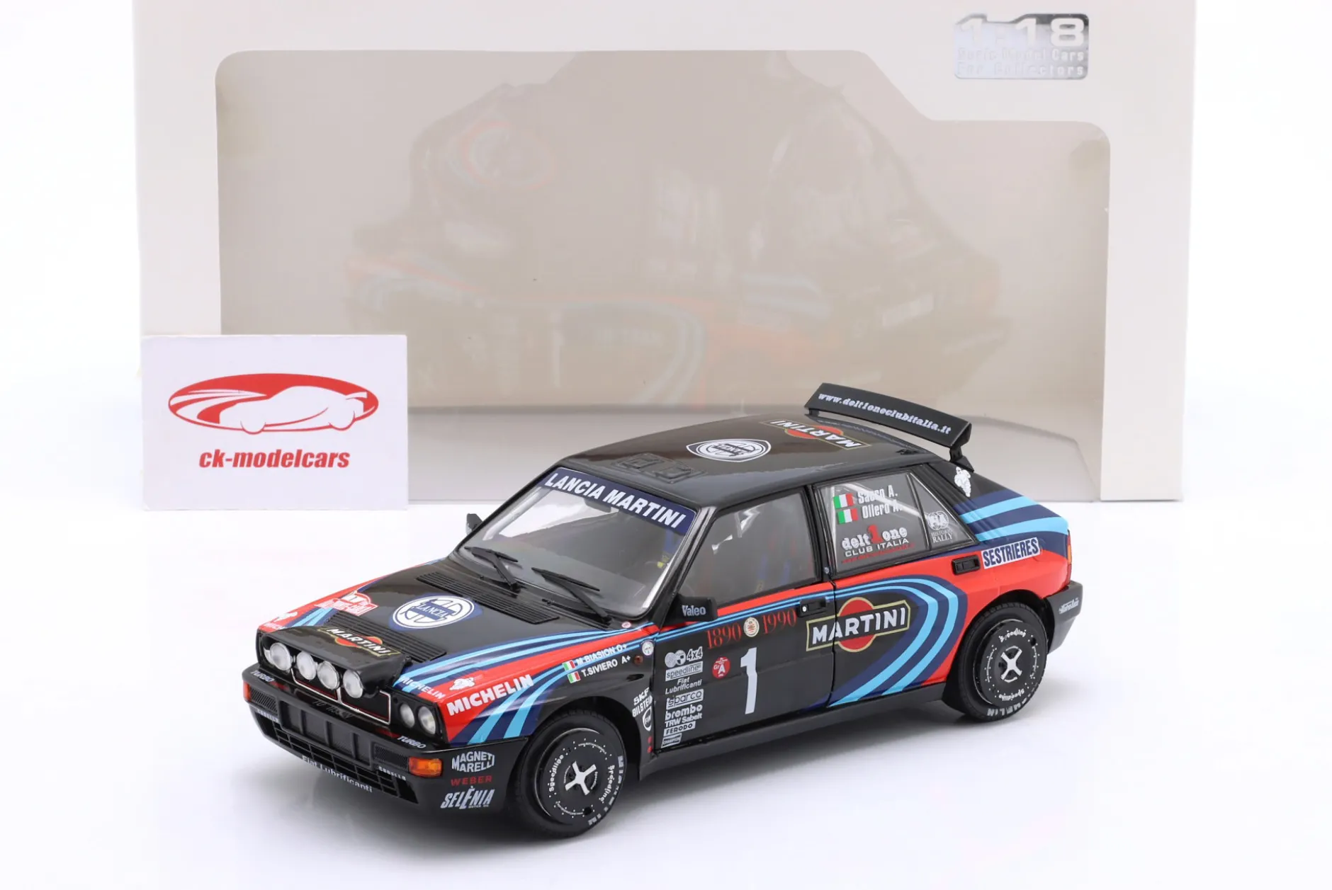 Lancia Delta HF Integrale #1 Tribute to Rallye Monte Carlo 1990 1:18 Solido