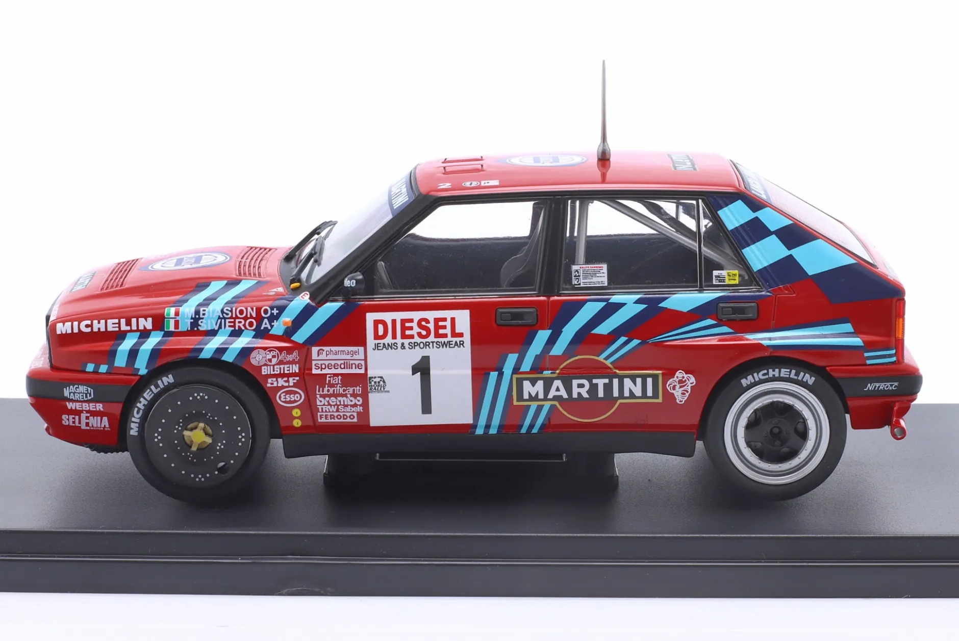 Lancia Delta Integrale 16V #1 Sieger Rallye SanRemo 1989 Biasion, Siviero 1:24 Altaya