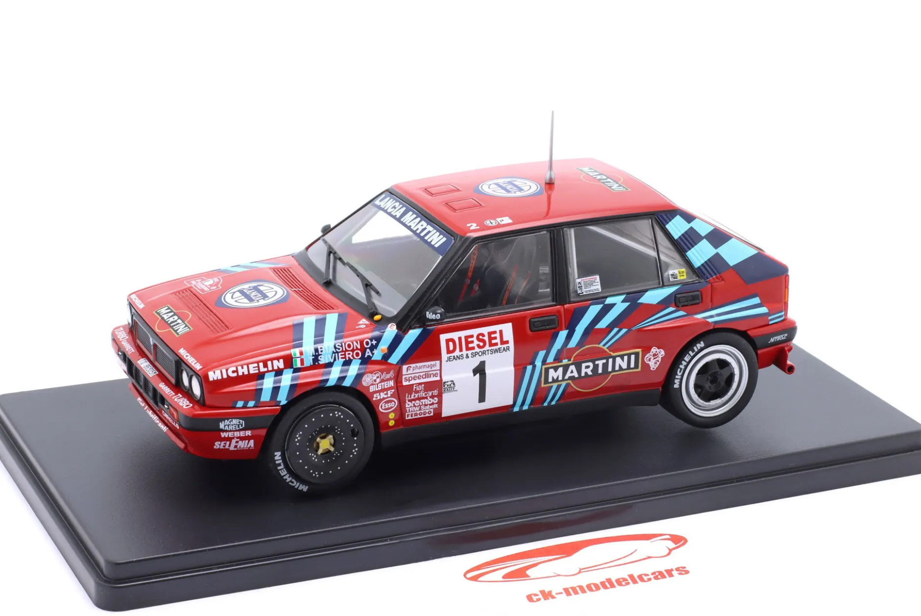Lancia Delta Integrale 16V #1 Sieger Rallye SanRemo 1989 Biasion, Siviero 1:24 Altaya