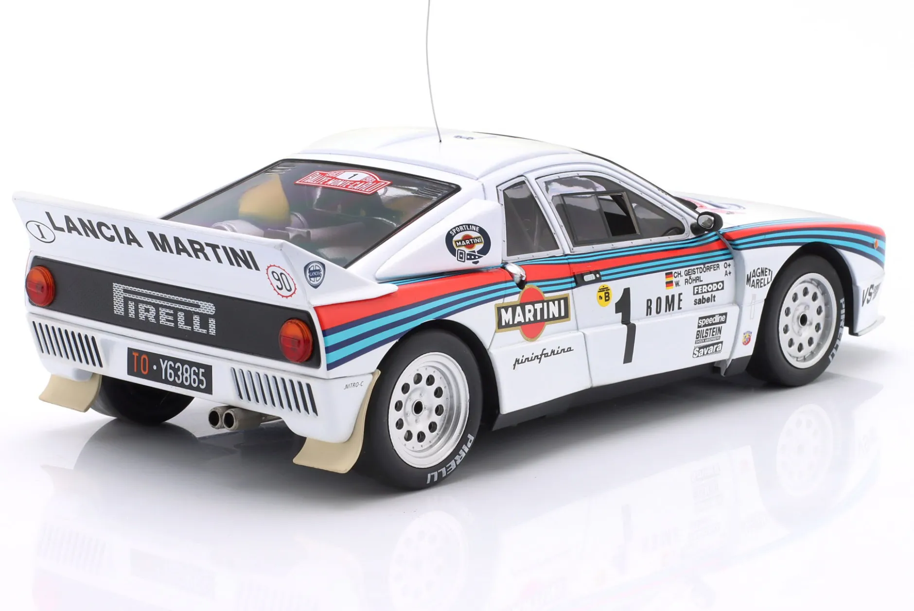 Lancia 037 #1 Sieger Rallye Monte Carlo 1983 Röhrl, Geistdörfer 1:18 WERK83