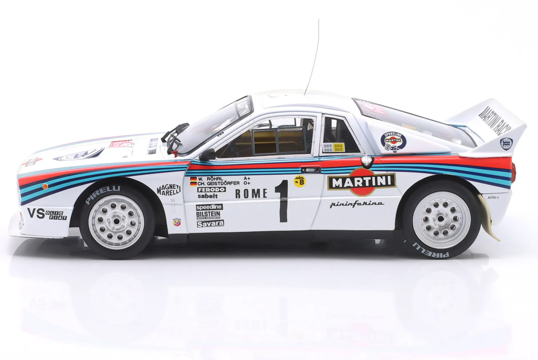 Lancia 037 #1 Sieger Rallye Monte Carlo 1983 Röhrl, Geistdörfer 1:18 WERK83