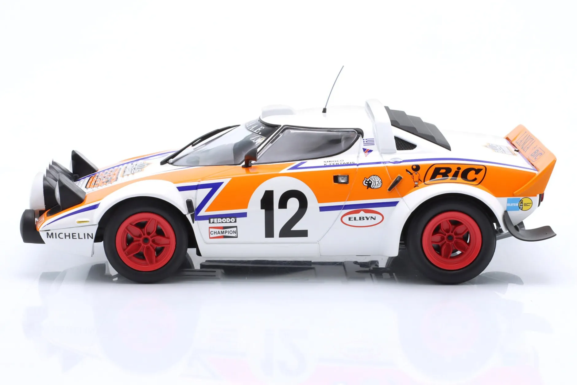 Lancia Stratos HF #12 Rallye Acropolis 1979 Siroco, K. Fertakis 1:18 Minichamps