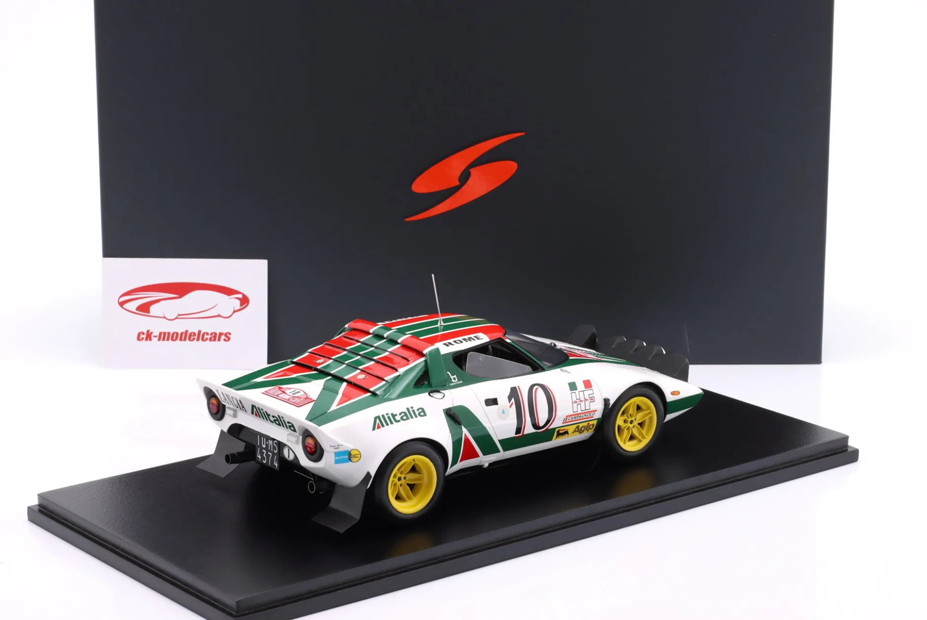 Lancia Stratos HF #10 Sieger Rallye Monte Carlo 1976 Munari, Maiga 1:18 Spark