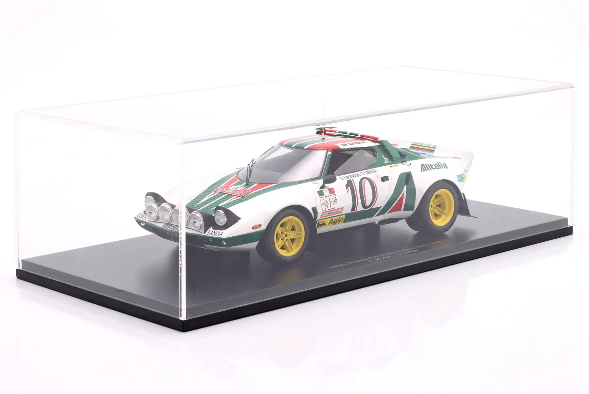 Lancia Stratos HF #10 Sieger Rallye Monte Carlo 1976 Munari, Maiga 1:18 Spark