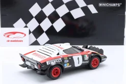Lancia Stratos HF #1 Sieger Saarland Rallye 1978 Röhrl, Geistdörfer 1:18 Minichamps