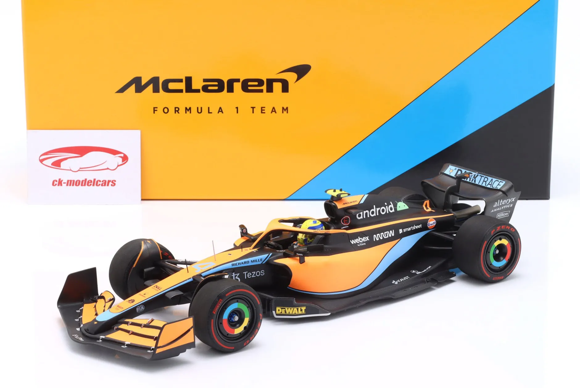 Lando Norris McLaren MCL36 #4 Bahrain GP Formel 1 2022 1:18 Minichamps