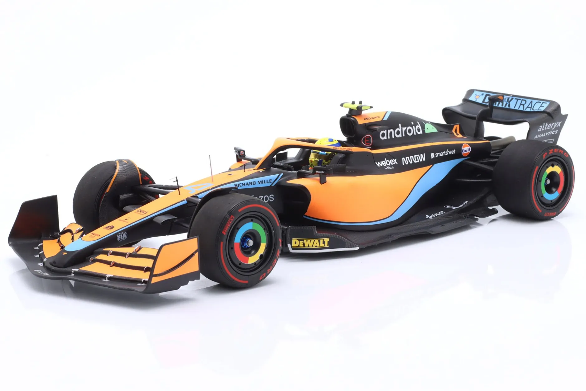 Lando Norris McLaren MCL36 #4 Bahrain GP Formel 1 2022 1:18 Minichamps