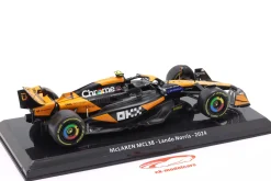 Lando Norris McLaren MCL38 #4 Formel 1 2024 1:24 Premium Collectibles