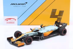 Lando Norris McLaren MCL35M Gulf #4 3rd Monaco GP Formel 1 2021 1:18 Minichamps