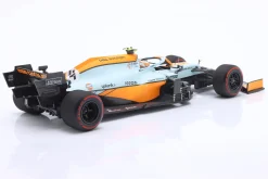Lando Norris McLaren MCL35M Gulf #4 3rd Monaco GP Formel 1 2021 1:18 Minichamps